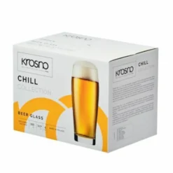 KROSNO Chill Weizengläser Biergläser, 6er-Set, 500 Ml -Küchenbedarf Laden 00407fca360f11c432f5f69f45634442