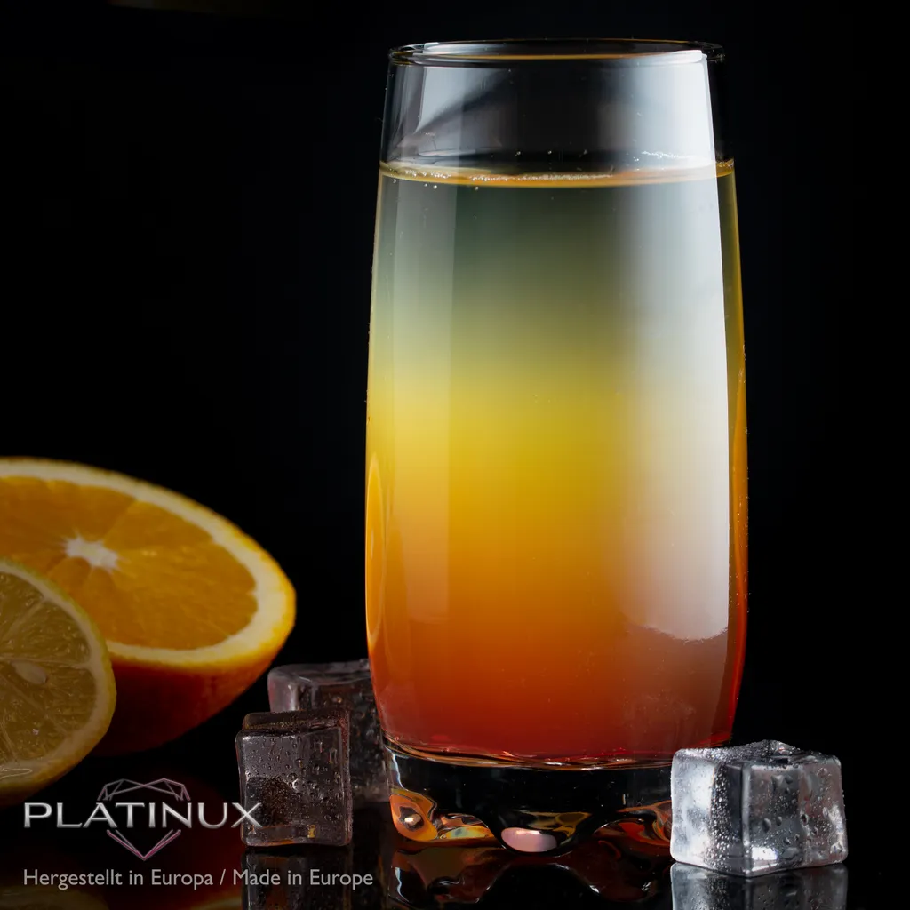 Trinkgläser Set 6 Teilig 350ml Geformter Boden Wassergläser Saftgläser 4 Trinkgläser Set 6 Teilig 350ml Geformter Boden Wassergläser Saftgläser – Bild 2