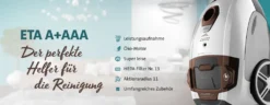 ETA Bodenstaubsauger CANTO II ANIMAL ETA349290020, Eco Motor, 700 Watt, Mit Beutel, Aktionsradius 11 M -Küchenbedarf Laden 016cd8f2939982ffca367fd8b5bd9be8
