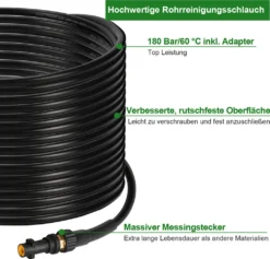 Wolketon 20m Rohrreinigungsschlauch Rohrreiniger Set Für Kärcher Kränzle K2 - K7 Hochdruckreiniger 14 Wolketon 20m Rohrreinigungsschlauch Rohrreiniger Set Für Kärcher Kränzle K2 - K7 Hochdruckreiniger -Küchenbedarf Laden 01be6125c61f673b22935d17b8ef4a12