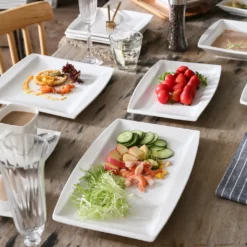 MALACASA 32 Tlg. Kombiservice, Serie BLANCE Cremeweiß Porzellan Geschirrset Mit Servierplatte 14 MALACASA 32 Tlg. Kombiservice, Serie BLANCE Cremeweiß Porzellan Geschirrset Mit Servierplatte -Küchenbedarf Laden 02b9b6da6e3b220c751bc26e9c5399fd