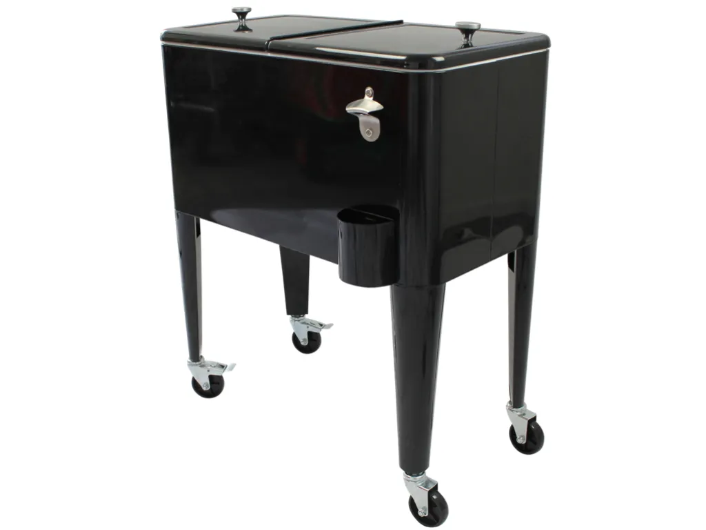 Kailua Cooler - Amerikanische Kühlbox, Kühlwagen, Party Getränkekühler, Schwarz 3 Kailua Cooler - Amerikanische Kühlbox, Kühlwagen, Party Getränkekühler, Schwarz