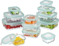 Relaxdays Frischhaltedose 12er Set -Küchenbedarf Laden 040c7a955ee6b4c4708c03847895d51e