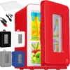 KESSER® 2in1 Mini Kühlschrank Kühlbox 15 Liter Kühl Und Heizfunktion Tragbarer AC DC 220-240V/12V Steckdose Und Zigarettenanzünder Warmhaltebox Mini-Thermobox Auto Büros Zimmer Camping Garten , Farbe:Schwarz, Größe:15L -Küchenbedarf Laden 04cc370f8b18382c66b67d61c1a3c273