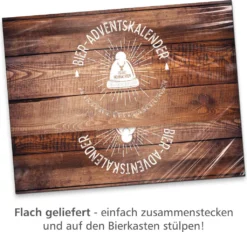 Itenga Adventskalender Für Bierkasten Motiv 1 Holzkiste - Bierkastenadventskalender -Küchenbedarf Laden 04eb6a0caffbec9ed5d4a3fcd35b16fc