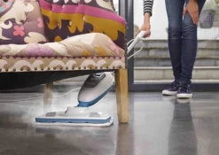 Black & Decker Black+Decker FSM13E1 Dampfbesen Steam Mop, Basic (Dampfreiniger Für Hygienische, Gründliche Sauberkeit, Abnehmbarer Stiel, Einfache Bedienbarkeit, Inkl. 1 Mikrofaser-Pad), 1300 W -Küchenbedarf Laden 055bb162833f59f53b95fac4ba941a08