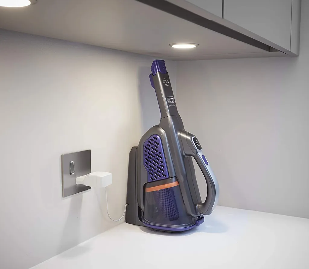 Black & Decker BHHV520BFP Dustbuster Akku-Sauger Titanium/silber/violett 7 Black & Decker BHHV520BFP Dustbuster Akku-Sauger Titanium/silber/violett – Bild 5