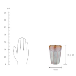 BUTLERS BERGAMO Latte Macchiato Tasse 330ml -Küchenbedarf Laden 079d8456e00822c5c88ef5c3e79792ce