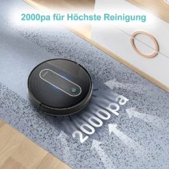 Deenkee 2000PA Staubsauger Roboter - Super Schlanker Selbstaufladender Roboter-Staubsauger Mit 6 Reinigungsmodi Und Auto Boost-Technologie Für Tierhaa 7 Deenkee 2000PA Staubsauger Roboter - Super Schlanker Selbstaufladender Roboter-Staubsauger Mit 6 Reinigungsmodi Und Auto Boost-Technologie Für Tierhaa -Küchenbedarf Laden 07d73ccbbf3567c18e1ea246d9ddf1cb