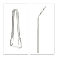 Relaxdays 4 Trinkgläser Mit Deckel Und Zubehör -Küchenbedarf Laden 08590c467a057e2c854ce04b2f83eed6