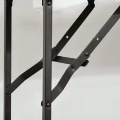 HOMCOM Küchenwagen Küchenrollwagen Servierwagen Mit 1 Klappbaren Tischplatte 2 Tabletts Und 1 Offenes Regal Rollen Verstellbare Fußpolster E1-Spanplatte Metall Rustikal-Braun 118 X 36,5 X 82 Cm -Küchenbedarf Laden 090e36f5bff42f9c0bf2d1be7b2caa58