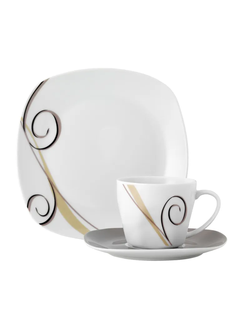 Van Well 18tlg. Kaffeeservice Porzellan Weiß 18 Tlg. 3 Van Well 18tlg. Kaffeeservice Porzellan Weiß 18 Tlg.