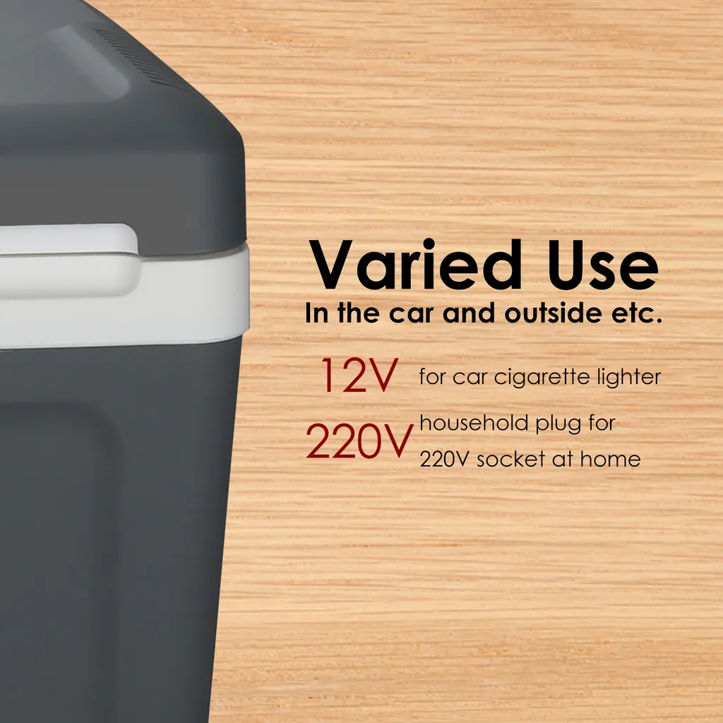 EINFEBEN Kuehlbox Tragbare 32 Liter, Thermo-Elektrische Kuehlbox, Wärmen Und Kühlen Mini-Kuehlschrank 12 Volt Und 230 Volt, ECO-Modus, Mit Tragegriff, Für Auto, Innenraum, Camping Kühlboxen 4 EINFEBEN Kuehlbox Tragbare 32 Liter, Thermo-Elektrische Kuehlbox, Wärmen Und Kühlen Mini-Kuehlschrank 12 Volt Und 230 Volt, ECO-Modus, Mit Tragegriff, Für Auto, Innenraum, Camping Kühlboxen – Bild 2