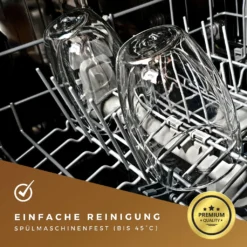 Felino® Latte Macchiato Gläser Doppelwandige Thermogläser Set [6 Stück] [350 Ml] Glas Tassen Groß Für Cappuccino, Kaffee, Espresso -Küchenbedarf Laden 09811cbcbe5d068f12f497d29fb49555