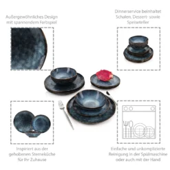 Sänger SÄNGER Steingut Geschirrset Tokio, Tafelservice 12 Teilig Für 4 Personen 16 Sänger SÄNGER Steingut Geschirrset Tokio, Tafelservice 12 Teilig Für 4 Personen -Küchenbedarf Laden 09f6ce02442b991d537cf10912f442f2