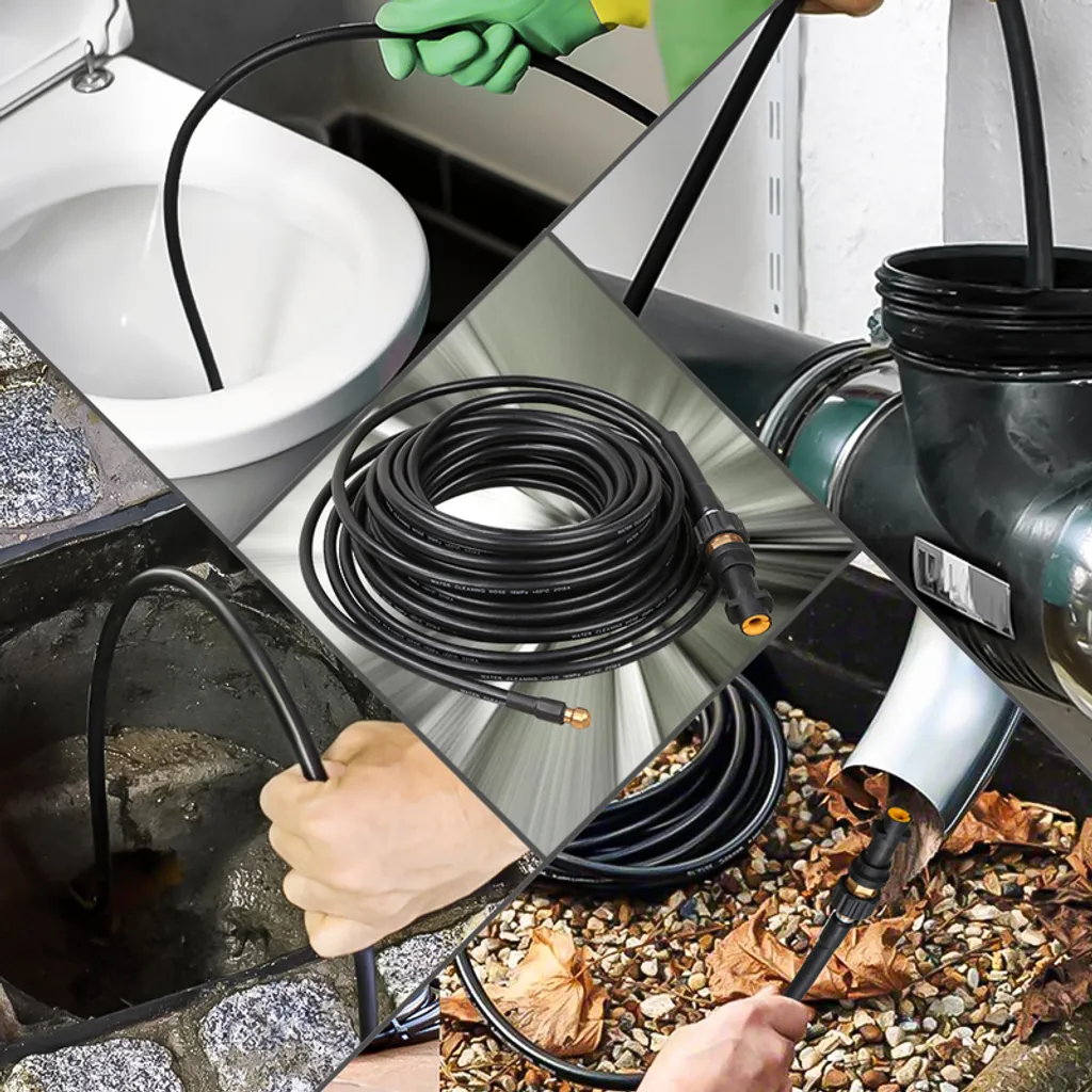 Wolketon 20m Rohrreinigungsschlauch Rohrreiniger Set Für Kärcher Kränzle K2 - K7 Hochdruckreiniger 10 Wolketon 20m Rohrreinigungsschlauch Rohrreiniger Set Für Kärcher Kränzle K2 - K7 Hochdruckreiniger – Bild 8