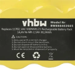 Staubsauger-Akku Für IRobot Roomba 500, 605, 700, 800, 900 - 2100 MAh, 14,4 Volt, Ni-Mh -Küchenbedarf Laden 0bc918df1b1db9bb6f6156330965ac17