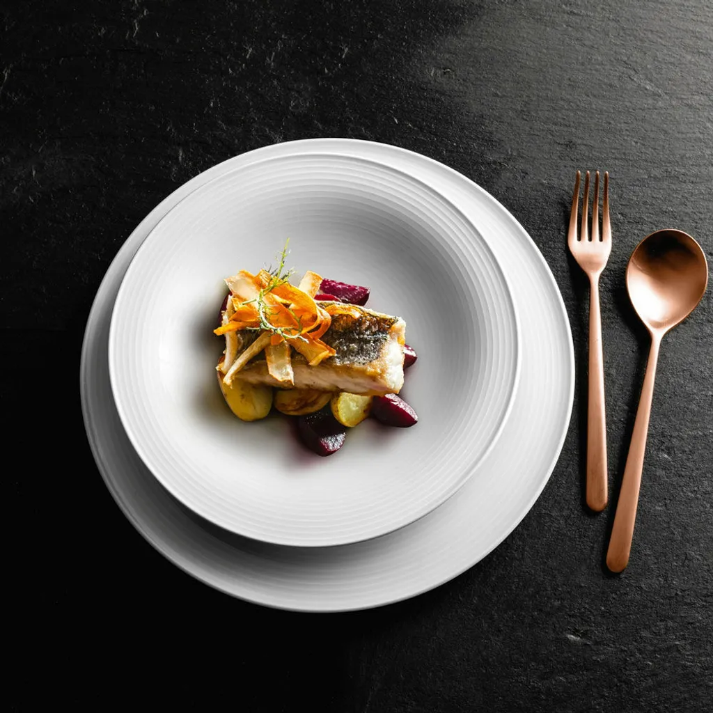 Seltmann Weiden Tafelservice 12-teilig BT Beat Weiss 9 Seltmann Weiden Tafelservice 12-teilig BT Beat Weiss – Bild 7