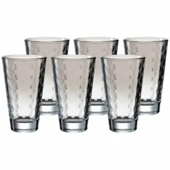 Leonardo Longdrinkglas 200 Ml Optic [6 Stück] Grau Rund Ø 8 X H 13 Cm -Küchenbedarf Laden 0eb1be736ae1c824506b5d590bb6552b