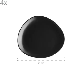 Mäser 931730 Kombiservice Glendale Für 4 Personen, Steinzeug, Schwarz (1 Set, 16-teilig) -Küchenbedarf Laden 0f15d321ba6a8286f1d5aab9f421265c