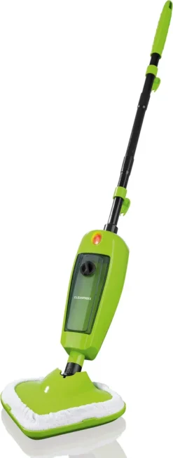 CLEANmaxx Dampfbesen 1000W Grün Bodenpflege Inkl. Messbecher Mikrofasertuch -Küchenbedarf Laden 0f3223f5c407e6bbc0dcb95e83681fd2