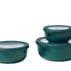 Mepal - Cirqula Vorratsdose Multi Schüssel & Schalen 3-teiliges Set Rund - Aufbewahrungsbox & Frischhaltedosen Mit Deckel - 300, 750 & 1250 Ml - Nordic Pine -Küchenbedarf Laden 0f7e325c7b5676b79878b4ee19c02e01