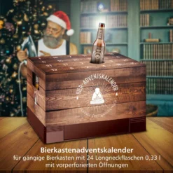 Itenga Adventskalender Für Bierkasten Motiv 1 Holzkiste - Bierkastenadventskalender -Küchenbedarf Laden 1015eb0dd50f91ffefaa0b81be6cc2d3