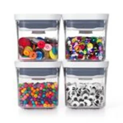 OXO Good Grips Mehrteiliges Pop-Container-Set, Kunststoff, Weiß -Küchenbedarf Laden 1135117cacfc730dd29389c2f4f12117