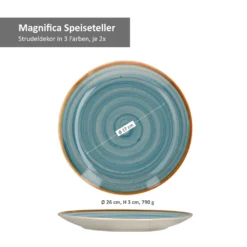 24tlg. Geschirrset Magnifica I Kombiservice I 6 Pers. I Becher + Müsli+ Teller + Essteller -Küchenbedarf Laden 125c2d00e2448e067d9d125c7aec7c21
