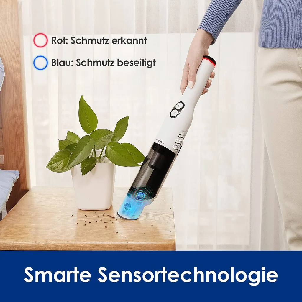 Tineco Pure One Mini S4 Smart Akku Handstaubsauger Beutellos 8000 Pa Mit 3 Düsentypen Für Vielseitige Leistung 4 Tineco Pure One Mini S4 Smart Akku Handstaubsauger Beutellos 8000 Pa Mit 3 Düsentypen Für Vielseitige Leistung – Bild 2