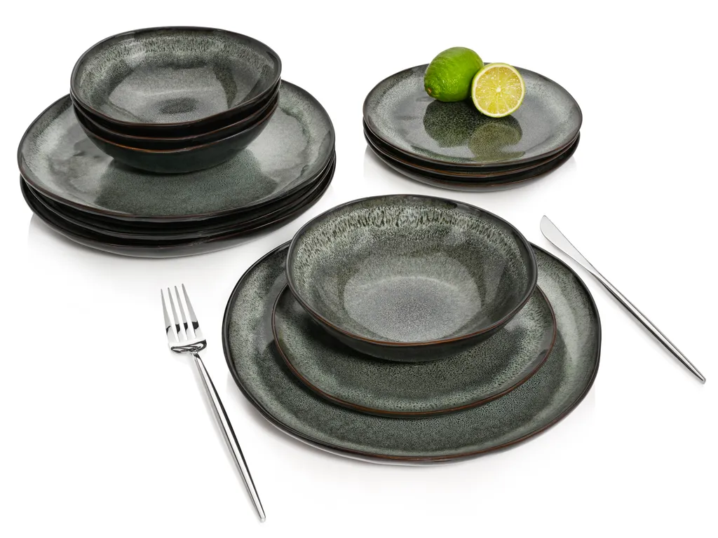 Sänger SÄNGER Steingut Geschirrset Kopenhagen, Tafelservice 12 Teilig Für 4 Personen 3 Sänger SÄNGER Steingut Geschirrset Kopenhagen, Tafelservice 12 Teilig Für 4 Personen