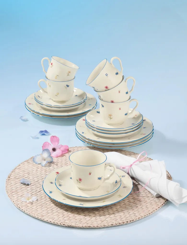 Seltmann Weiden Marie-Luise Streublume Kaffeeset 18-tlg. 4 Seltmann Weiden Marie-Luise Streublume Kaffeeset 18-tlg. – Bild 2