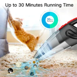 120W Akku Handstaubsauger Von AUDEW In Schwarz/Rot -Küchenbedarf Laden 1b4f56a7e3b0849727c64a8366797904