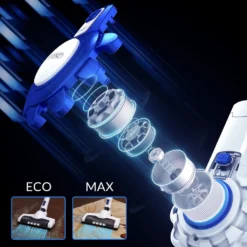 Monzana Akku Staubsauger 4 In 1 Kabelloser Handstaubsauger LED-Elektrobürste Beutellos Leise Starke Saugkraft Bis 40 Min, Farbe:weiß -Küchenbedarf Laden 1c05dc3841abbddfcfed5d3c868572ce