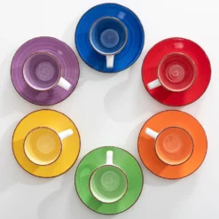 Kaffeeservice Steinzeug, Vancasso BONITA 12 Teiliges Kaffeeset, Cappuccino Tassenset Für 6 Personen, Tassen Und Untertassen -Küchenbedarf Laden 1cd3d69f844bc5d485c6f62227b88ddb