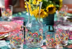 KROSNO Folk Bunt Wassergläser, 6er-Set, 250 Ml 17 KROSNO Folk Bunt Wassergläser, 6er-Set, 250 Ml -Küchenbedarf Laden 1d3dfc996d5048c8a51f3dbbdb00a12a