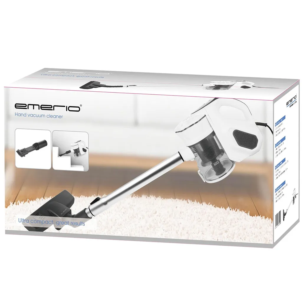 Emerio Zyklon-Handstaubsauger Weiß 6 Emerio Zyklon-Handstaubsauger Weiß – Bild 4