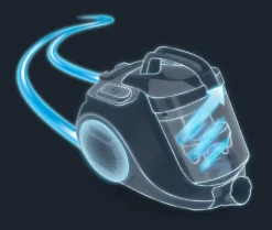 Rowenta Bodenstaubsauger Swift Power RO2933, 750 W, Zylinder-Vakuum, Beutellos, Zyklonal, 77 DB, Schwarz, Burgund -Küchenbedarf Laden 207ac9ebd4b4684f29659c75ca3ee34e