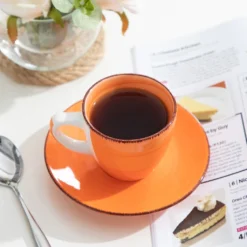 Kaffeeservice Steinzeug, Vancasso BONITA 12 Teiliges Kaffeeset, Cappuccino Tassenset Für 6 Personen, Tassen Und Untertassen -Küchenbedarf Laden 209f913751c3237acf4a516d2f794b11