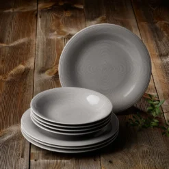 LIKE. BY Villeroy & Boch Color Loop Stone 8tlg Tafelset Tafelservice Geschirrset -Küchenbedarf Laden 20bae88534a36bf954b397d3a4f42600