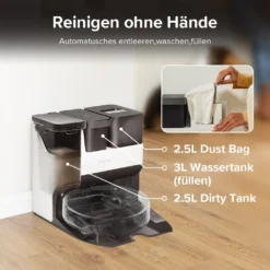 Roborock S7 Pro Ultra 5100Pa Staubsauger Roboter Mit Selbstwaschend/Selbstnachfüllend/Selbstentleerend/Selbstreinigend Dock,(Upgrade Von Roborock S7,VS S7 Maxv Ultra) -Küchenbedarf Laden 21a7ba013ec8934b7848917ecf30d874
