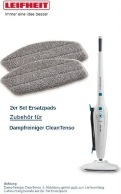 Leifheit 2er Set Ersatzpads Dampfreiniger CleanTenso -Küchenbedarf Laden 22fc75e3239ddd0356dced80a2d808bb