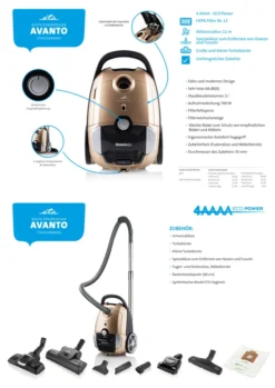 ETA Bodenstaubsauger AVANTO Gold ETA351990000, 700 Watt, Mit Beutel, Geeignet Für Haushalt Mit Haustieren 19 ETA Bodenstaubsauger AVANTO Gold ETA351990000, 700 Watt, Mit Beutel, Geeignet Für Haushalt Mit Haustieren -Küchenbedarf Laden 232f521c6a162fd954097a2f8fb6a429
