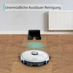 2022 SmartAI S9 Saugroboter Staubsauger Robot Wischroboter Automatisch APP Fernbedienung 4000PA Roboterstaubsauger Vacuum Reinigung Weiß -Küchenbedarf Laden 23406d0c1d0d8932248914771a9142a9