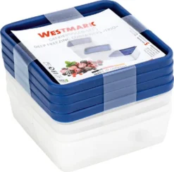 Westmark 4 Gefrierdosen "Trio" 0,25 L -Küchenbedarf Laden 245849e3906a3e0a5152edbcb24a1b9b