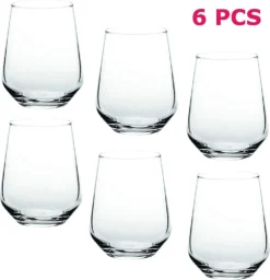 Pasabahce Allegra Set Von 6 Gläser Für Wein, Saft, Wasser, Whisky 425 Ml Gastronomie Restaurant -Küchenbedarf Laden 24d1cce3439bafeea29157dbe455f970