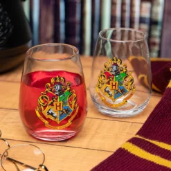 Paladone Harry Potter Gläser 2er Set Hogwarts Crest -Küchenbedarf Laden 25e2f97fee316b3188d8fa870105baa3