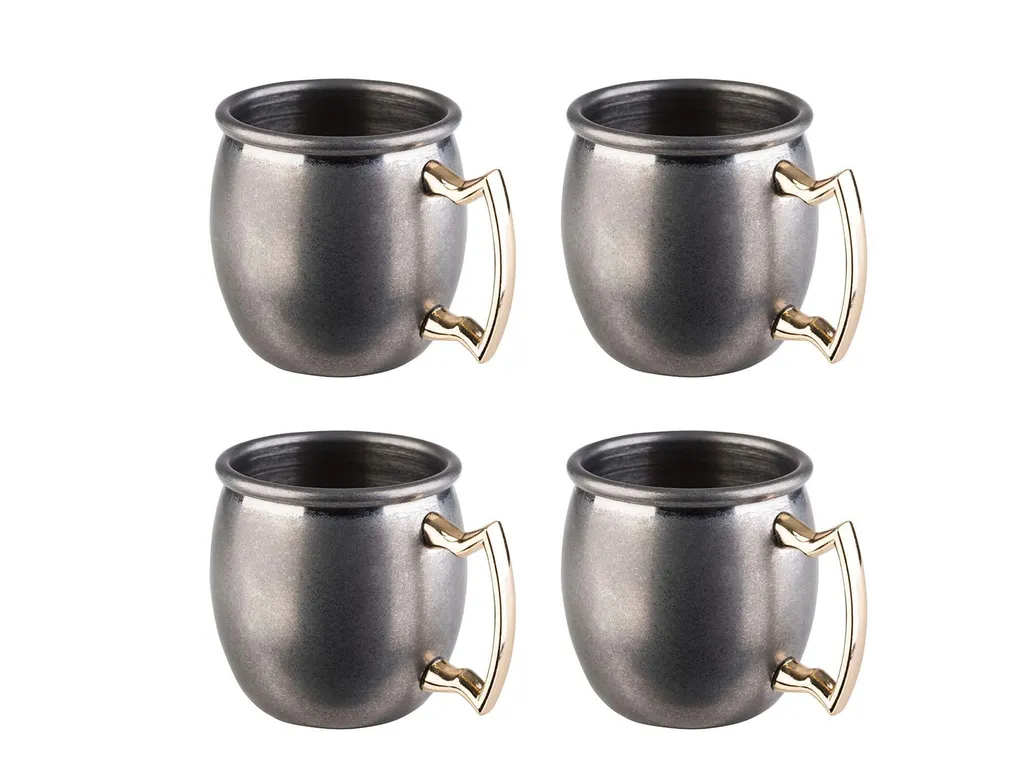 Cooles Schnaps Pinnchen 4-er Set, Stamperl Aus Edelstahl Pinneken Schnapsgläser 4 Cooles Schnaps Pinnchen 4-er Set, Stamperl Aus Edelstahl Pinneken Schnapsgläser – Bild 2