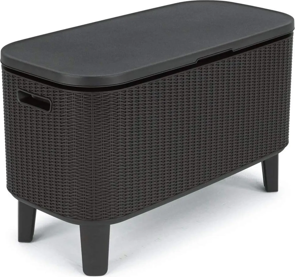 Keter Garden Bar 2in1 Tisch, Bar Mit Kühlbehälter Bevy Cool Bar Rattan 3 Keter Garden Bar 2in1 Tisch, Bar Mit Kühlbehälter Bevy Cool Bar Rattan