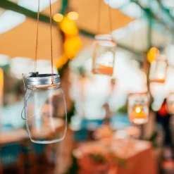 Relaxdays 4 X Solarleuchte Im Einmachglas Weiß -Küchenbedarf Laden 28908e190b36662979ec388dc702f48c